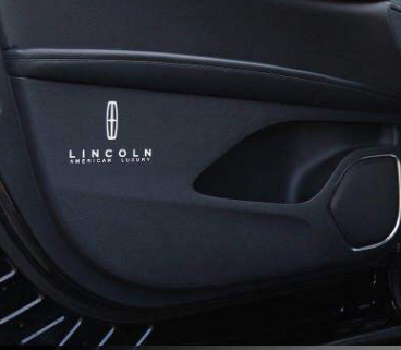 適用于林肯MKX車門防踢墊 MKC保護(hù)墊MKZ內(nèi)飾改裝 林肯大陸防護(hù)墊