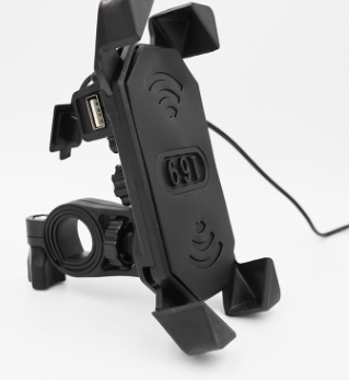 廠家直銷摩托車手機(jī)充電支架 車載手機(jī)支架帶USB充電 摩托車車充