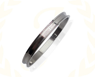 凹槽鈦鋼手鐲半成品貼皮開口手鐲DIY手飾配件可滴膠五金配件