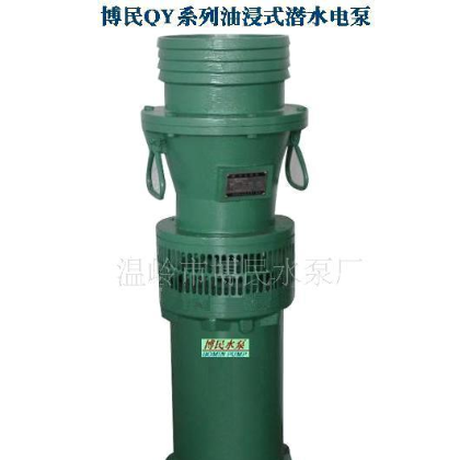 溫嶺市博民水泵供應QY油浸泵 深井潛水泵 噴泉泵QY200-12-7.5