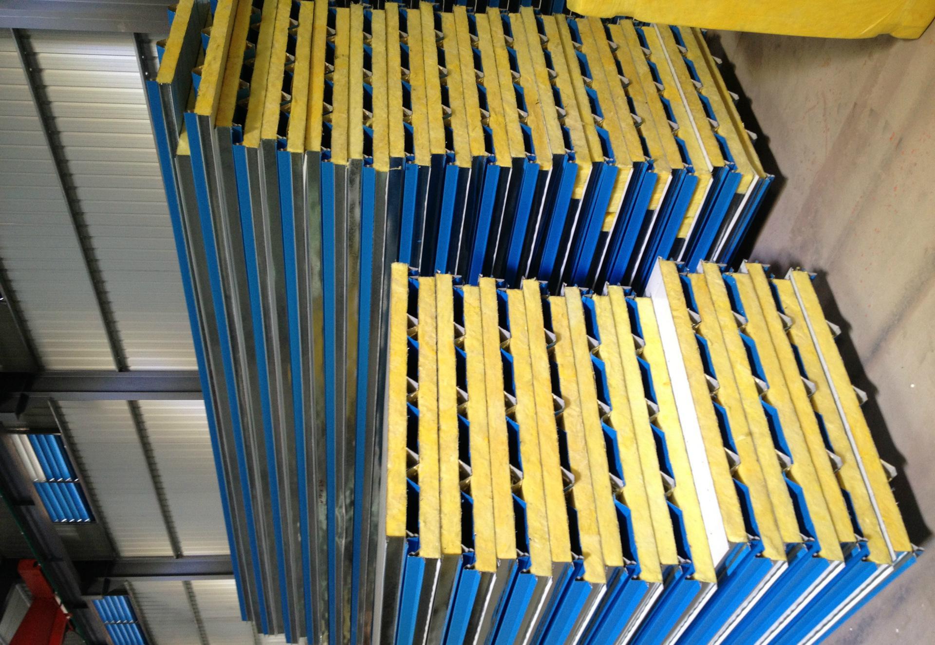 巖棉復合板加工/寶發(fā)彩鋼鋼構來圖加工