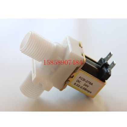 供應4分常閉進水閥 4分塑料電磁閥系列 24v電磁閥