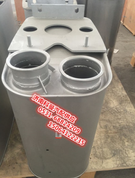 重汽豪瀚T5G T7H J5G三元催化器 豪翰T10國四消聲器總成