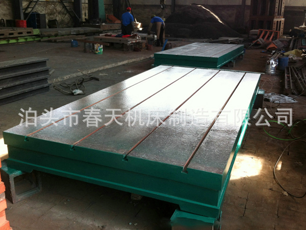 鑄鐵T型槽平臺|春天機床廠家發(fā)貨可定做