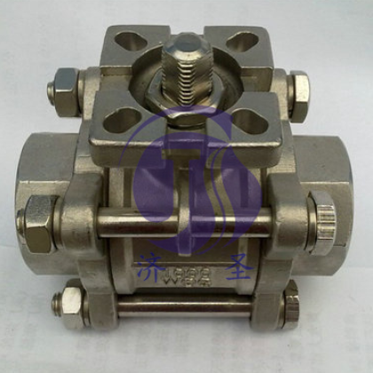 不銹鋼Q11F-16P三片式高平臺球閥