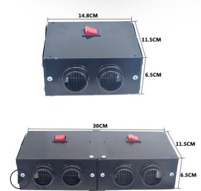 外貿(mào)專供 汽車取暖器 大功率電暖風(fēng)機(jī) 12V五秒除霜器 車載暖風(fēng)機(jī)