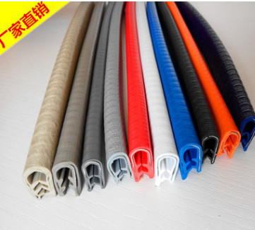 廠家供應 U型密封條 蛇皮龍骨裝飾條 鋼片包邊防撞防護條