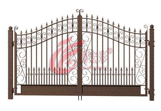 青島中式鐵藝大門/青島市德宏工貿(mào)