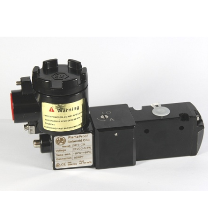 兩位三通CT6防爆電磁閥，粉塵隔爆電磁閥