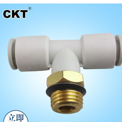 廠家直銷 西克迪C-KQ2T萬用外螺接頭三通 特價批發(fā) 量大從優(yōu)