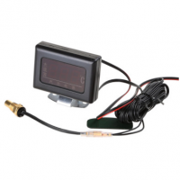 汽車貨車12V24V改裝工程車通用電子數(shù)字水溫表發(fā)動機水溫儀表