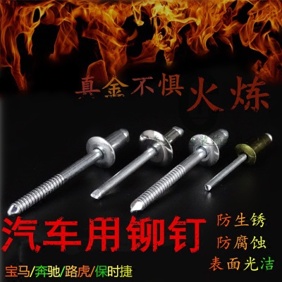 全鋼海馬釘 車門鉚釘 門飾板 奔馳寶馬大梁專用鉚釘汽車卡扣