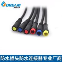 廠家直銷(xiāo) M8連接器 ip67信號(hào)連接線 戶外航空接線頭 太陽(yáng)能連接器