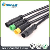 IP65 2針防水電池電機連接器 傳感器接頭 電動自行車防水插頭