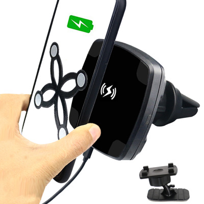 車載支架無線充 磁性無線充出風口支架 磁鐵無線充車載手機支架