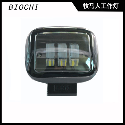 彪馳汽車LED30W工作燈吉普汽車霧燈越野改裝車燈新款牧馬人車燈