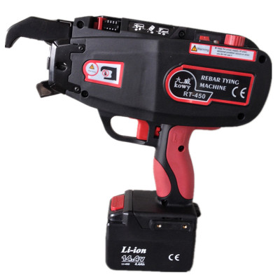 全自動(dòng)鋼筋扎絲機(jī)鋰電充電式RT450適用4--45MM建筑鋼筋 綁扎機(jī)器