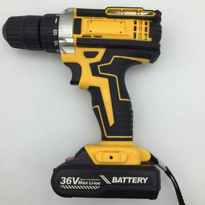 批發(fā)外貿(mào)款多功能鋰電池充電鉆手電鉆電動(dòng)螺絲刀五金工具沖擊鉆