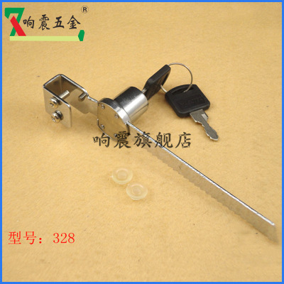 響震辦公櫥窗家具鎖 家用五金抽屜齒輪鎖 玻璃移門鎖