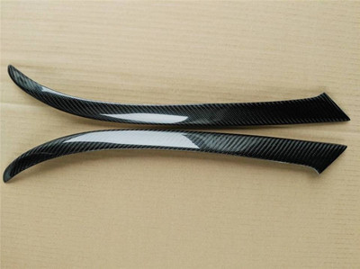 專業(yè)定制汽車改裝配件 廠家直銷 07?？怂固祭w維燈眉 怒眼眉