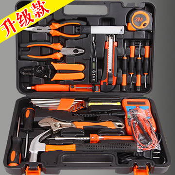 家用手動五金工具套裝電工汽車維修工具箱扳手組合多功能組套