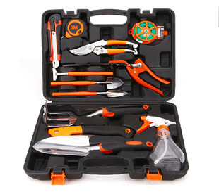 園林工具套裝箱 家用五金手動組套組合 修剪花卉園藝