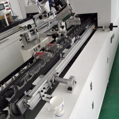 全自動電力電容器絲網(wǎng)印刷機器 交流電動機鋁殼啟動電容印刷機