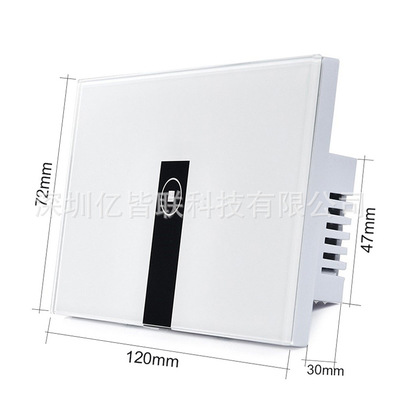 APP遙控智能開關(guān)美規(guī)1路零火開關(guān)亞馬遜Alexa語音WIFI無線開關(guān)