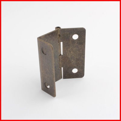 供應柜門櫥柜鉸鏈 折彎合頁 鍍青古銅仿古合頁 2寸夾板21三折合頁