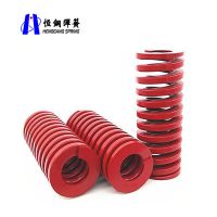 專業(yè)生產(chǎn)ISO1243重負(fù)荷模具彈簧 紅色矩形彈簧 支持定制