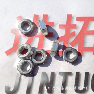 【進拓】GB52國標六角螺母 M6臺灣機鍍鋅螺帽 優(yōu)質碳鋼4.8級