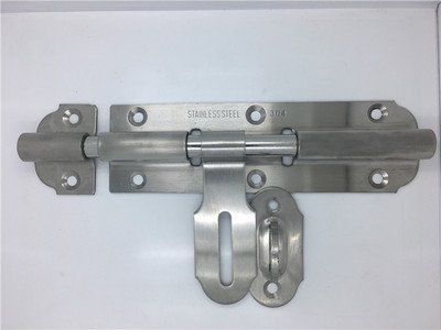 雅富來304鋼重型6寸插銷 明插銷 門栓 櫥柜插銷 門窗木門插銷批發(fā)