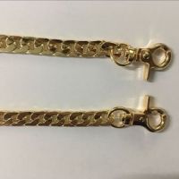 高級(jí)特A NK 扁鏈 出口品質(zhì) 顏色持久不易褪色 口金包鏈子 金屬鏈