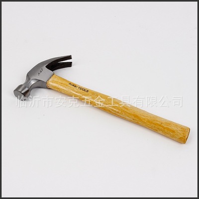 廠家直銷 堅固木柄羊角錘 家用手工錘子起釘錘