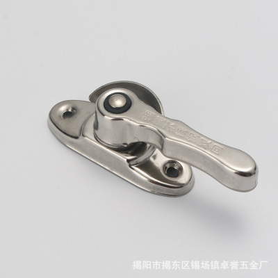 不銹鋼窗鎖 門窗雙向月牙鎖推拉窗鎖不銹鋼月牙鎖 推拉窗月牙鎖