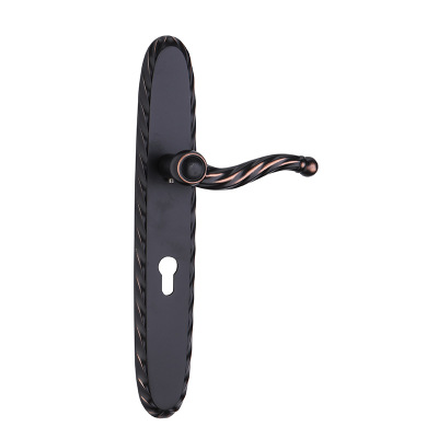 歐式鋅合金執(zhí)手鎖定制 堅固實木門房門執(zhí)手鎖