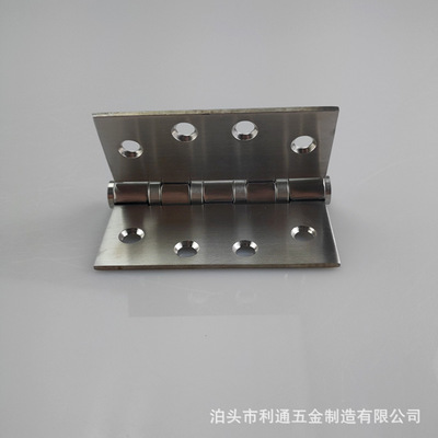 304不銹鋼合頁(yè)鉸鏈平開(kāi)4寸3.0厚鋼質(zhì)門(mén)木門(mén)曲柄合頁(yè)廠家批發(fā)