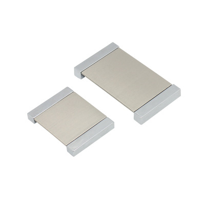 免開孔平面暗拉手美式現(xiàn)代簡約隱形明裝免開槽金色衣柜門抽屜把手