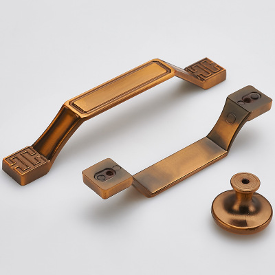 歐式黑色衣柜門把手現(xiàn)代簡約單孔櫥柜子小拉手抽屜拉手家具五金