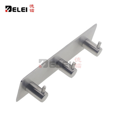 DELEI 德鐳 3M膠不打孔不銹鋼掛鉤