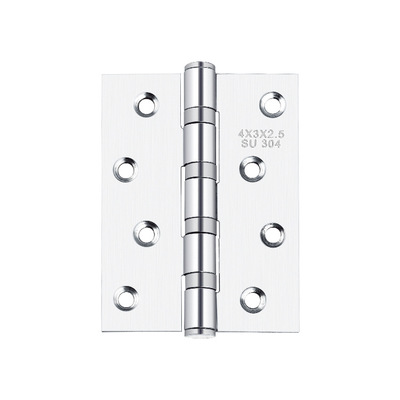 不銹鋼合頁4寸平開合頁加厚木門櫥柜衣柜門窗五金配件合頁鉸鏈
