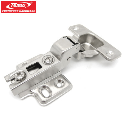 家具衣柜門(mén)彈簧櫥柜鉸鏈全蓋半蓋大彎合頁(yè)非緩沖液壓阻尼加厚底座