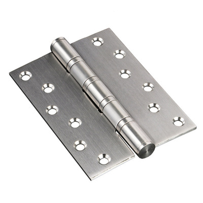 廠家批發(fā)平開合頁美式孔304不銹鋼4寸 開槽加厚門窗合頁 平開合頁