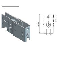 鋁合金推拉門窗 家居五金 廠家直銷 滑輪HL-A15