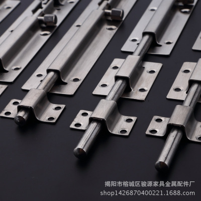 不銹鋼插銷中方3寸4寸6寸8寸m插銷防盜房門木門門窗配件櫥柜機箱