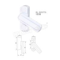 甌力五金 塑鋼窗單點鎖 加重T型鎖 廠家直銷