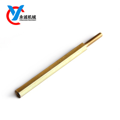 供應(yīng)外貿(mào)沖壓件 機(jī)械配件沖壓件 銅六角螺絲定制五金沖壓件