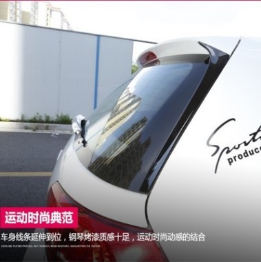 汽車尾翼改裝側(cè)翼ABS擾流板適用于高爾夫7大眾
