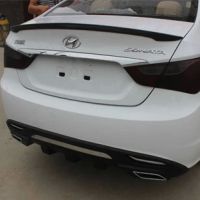 適用于索納塔八代改裝尾翼索8后擾流板仿韓版尾翼烤漆免打孔