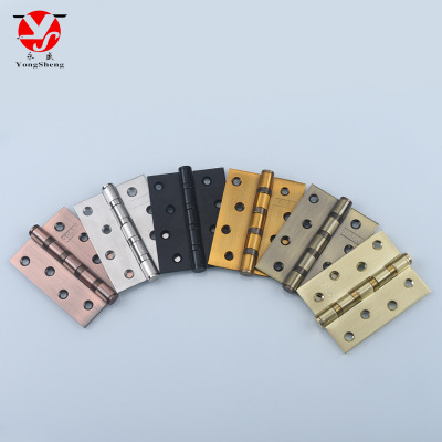 4寸不銹鋼平開合頁 不銹鋼軸承木房門用折頁加厚折疊活頁廠家直銷